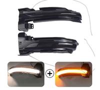 direzione dinamici Accessori Per auto LED Dinamico Segnale di Girata Ala Laterale Specchio Indicatore Lampada Luce Per Ford Per La Messa A Fuoco 4 MK4 2019 2020 ST 2021 LED Indicatore(White-Yellow)