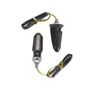 Direzione Frecce Indicatori 2 Pezzi Indicatori Di Direzione Per Motocicletta LED Faro Ambra Proiettile Anteriore Posteriore Indicatore Luce Bullone M8 Per ATV UTV Scooter