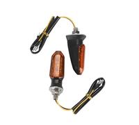 Direzione Frecce Indicatori 2 Pezzi Indicatori Direzione Motocicletta LED Faro Ambra Proiettile Anteriore Posteriore Lampeggiante Luce Lampeggiante Bullone M8 Per ATV UTV Scooter