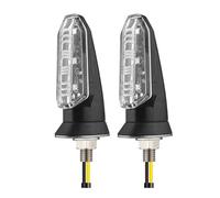 Direzione Frecce Indicatori 2 Pz/set 8mm Moto Indicatore Di Direzione Lampada Universale Moto LED Luci Lampeggianti Lampeggiante 12V Luce Ambra Moto Accessori