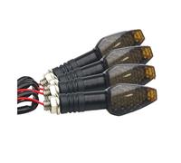 Direzione Frecce Indicatori 4 Pz/set Indicatori Di Direzione A LED Universali Per Motociclette Indicatori Direzione Lunghi Corti Indicatori Lampeggianti Accessori Di Colore Ambra
