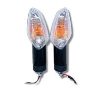 Direzione Frecce Indicatori Luce Di Direzione Anteriore E Posteriore Per Moto Con Lente Bianca Per CBR 250R 300R CB300 CBF125 C&BF 150 Stunner