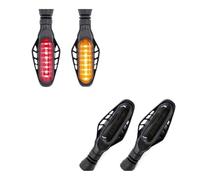 Direzione Frecce Indicatori Luce Di Marcia Diurna A LED Universale Da 12 V Per Motocicletta Luce Di Segnalazione Posteriore Luce Lampeggiante Freno DRL