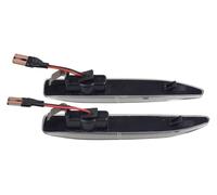 Direzione Freccia Specchietto Per BMW Serie 7 E65 E66 E67 E68 Luci Posizione Laterali A LED Pannello Segnalazione Dinamica Degli Indicatori Direzione(2Pcs Dynamic Smoked)