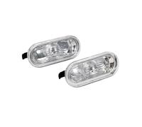 Direzione Indicatore 1/2Pz Auto Indicatore Laterale Segnale Girata Avvertimento Luce Nera Coperchio Della Lampada Per MK4 Per Golf Per Jetta Per Bora Per Passat Per Beetle Indicatori Direzione(White 2
