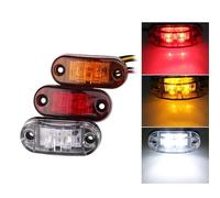 Direzione Indicatore 1 pezzo 24 V 12 V Ambra Led Luci Posizione Laterali Per Camion Luce Posizione Laterale Lampada Liquidazione 12 V Rosso Bianco Per Rimorchio Indicatori Direzione(Rosso)