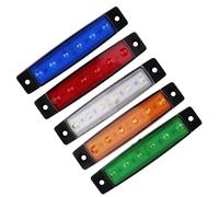 Direzione Indicatore 12V 24V 6SMD LED Auto Autobus Camion Rimorchio Indicatore Laterale Indicatore Luminoso Lampada Laterale Coda Posteriore Stop Indicatore Direzione Indicatori Direzione(DC24v Yellow