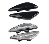 Direzione Indicatore 2pcs LED Car Dynamic Side Marker Lampeggiante Lampada Di Segnalazione Indicatore Di Direzione Per Nissan Lafesta Per Highway Star 2011-2017 Indicatori Direzione(2Pcs Dynamic Cryst