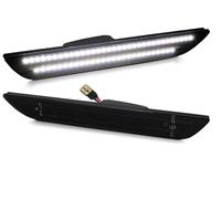 Direzione Indicatore Auto LED Bianco Luci Posizione Laterali Posteriori Indicatore Parafango Lampada Per Ford Per Mustang 2015 2016 2017 2018 2019 2020 2021 2022 2023 Indicatori Direzione(Non Dynamic