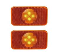Direzione Indicatore Indicatore Lampada Indicatore Laterale 24V 4 LED Giallo Ambra Per Volvo FH-FM-FL 8144204 Indicatori Direzione