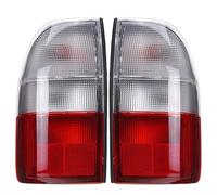Direzione Indicatore Lampada Della Luce Posteriore Trasparente Rosso Per Mitsubishi L200 MK3 1995 1996 1997 1998 1999 2000 2001 2002 2003 2004 2005 2006 Indicatori Direzione(A pair)
