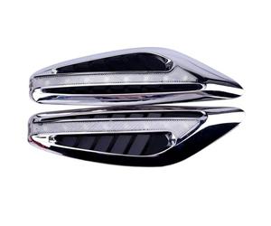 Direzione Indicatori 1 Paio Luci Direzione Parafanghi Luci Laterali DC12V A Forma Lama Per Auto Luci Laterali A LED Indicatori Direzione Accessori(Bianco)