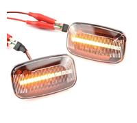 direzione Lampada ripetitore Luci Di Posizione Laterali Dinamiche Indicatori Di Direzione Scorrevoli Compatibile Con Toyota Per Land Per Cruiser Serie 100 1998-2007(White)