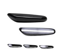 Direzione Lato LIGH Per BMW Per Serie 5 2002-2012 Luci Di Direzione Laterali Dinamiche A LED(Smoked Lens white)