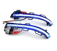 Direzione LED Retrovisore Specchietto Retrovisore Laterale Dinamico LED Per BMW Per X3 Per X4 Per X5 Per X6 F25 LCI F26 F15 F16 Sequenziale Dinamica(Blue-yellow)