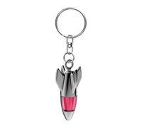 Dirfuny Portachiavi antistatico, scaricatore di shock statico 'automobile, portachiavi multifunzionale di rimozione di elettricità per la sicurezza del corpo umano, rosa, Refer to