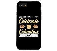 Dirigiti a nord per celebrare il Columbus Day Christopher Columbus Custodia per iPhone SE (2020) / 7 / 8
