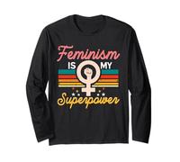 Diritti Delle Donne Femministe Feminism Is My Superpower Maglia a Manica