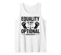 Diritti delle Donne Siamo Tutti Umani Uomo Grande Fan dei Diritti Umani Canotta