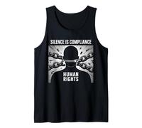 Diritti delle Donne Siamo Tutti Umani Uomo Grande Fan dei Diritti Umani Canotta