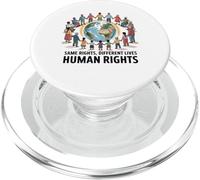 Diritti delle donne Siamo tutti umani Uomo Grande fan dei diritti umani PopSockets PopGrip per MagSafe