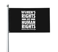 Diritti Delle Donne Sono Diritti Umani. Siate Coraggiosi Per Il Cambiamento. Bandiere Di Benvenuto Con 2 Occhielli Bandiera Da Cortile Bandiere Da Giardino Per Patio Interni Esterni 90X150Cm