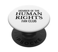 Diritti umani Fan Club Eguaglianza Attivista Giustizia sociale PopSockets PopGrip Adesivo