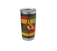 Diritti umani Protesta afroamericana Storia nera Bicchiere termico in acciaio inox doppia parete