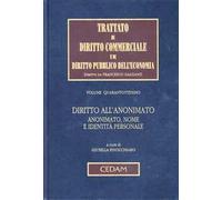Diritto all'anonimato. Anonimato, nome e identità personale