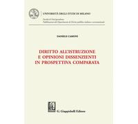 Diritto all'istruzione e opinioni dissenzienti in prospettiva comparata - ...