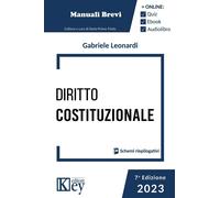Diritto costituzionale - Leonardi Gabriele