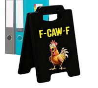 DIRITTO DEI BURIS - ORNAMENTO ROTOSS DI NOTIZIE | Stanza da tavolo in acrilico | Accento dello spazio di lavoro umoristico per ufficio ufficio, impostazione del tavolo riunioni