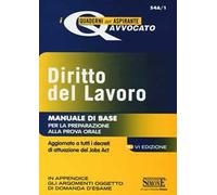 Diritto del lavoro. Manuale di base per la preparazione alla prova orale. Aggiornato a tutti i decreti di attuazione del Jobs act