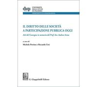 DIRITTO DELLE SOCIETA' A PARTECIPAZIONE PUBBLICA OGGI - PERRINO MICHELE
