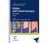 Diritto dell'Unione Europea. Parte speciale. Estratto Università «Sapienza»