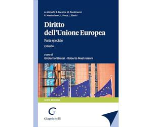Diritto dell'Unione Europea. Parte speciale. Estratto Università «Sapienza»
