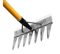 Diritto di erbacce - Strumento per la stampa a rombi su entrambi i lati - Rastrelliera manuale versatile rimovibile per giardinaggio e lavoro a terra