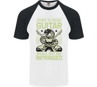 Diritto Di Portare Chitarra Rock N Roll Musica Uomo T-Shirt S/S