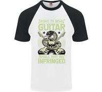 Diritto Di Portare Chitarra Rock N Roll Musica Uomo T-Shirt S/S