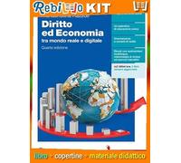 DIRITTO ED ECONOMIA 4ED. - VOLUME UNICO (LDM) (9788808899422) - Libro Scolastico + Kit Scuola con Copertine Rebillo