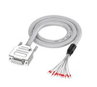 Diritto industriale attraverso DB15 RS232 Estensione Cavo Maschio a Femmina Convertitore per Apparecchiatura di Automazione di Alluminio Difeso