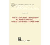 Diritto nazionale tra fatto e diritto nel processo dinanzi alla Corte di G...