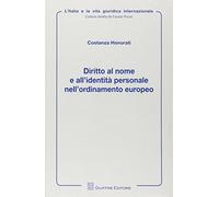 Diritto nome identita' personale