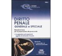Diritto penale generale e speciale