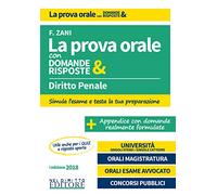 Diritto penale. La prova orale con domande & risposte