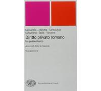 Diritto privato romano. Un profilo storico [Paperback] [Sep 24, 2010] Schiavone,