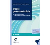 Diritto processuale civile. Esecuzione forzata, procedimenti cautelari e camerali (Vol. 4)