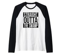 Diritto sulla PALUDE Maglia con Maniche Raglan