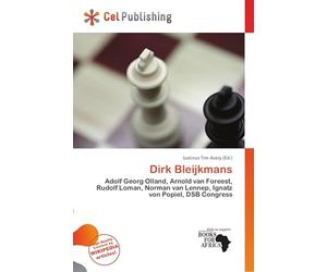 Dirk Bleijkmans: Adolf Georg Olland, Arnold van Foreest, Rudolf Loman, Norman van Lennep, Ignatz von Popiel, DSB Congress