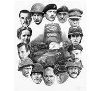 Dirk Bogarde Come Tenente Generale Browning, Poster Stampa 24x20"